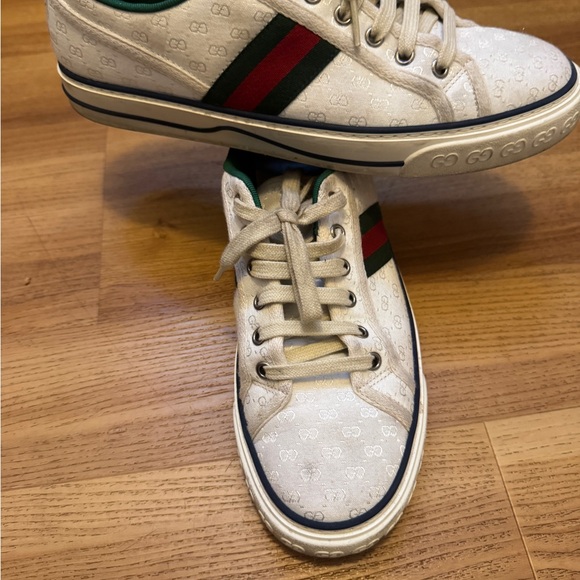 Gucci Tennis 1977 cloth trainers - Picture 3 of 13